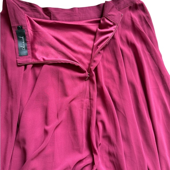 Chicwish Pink Pleated Maxi Skirt for Cocktail - Picture 5 of 6